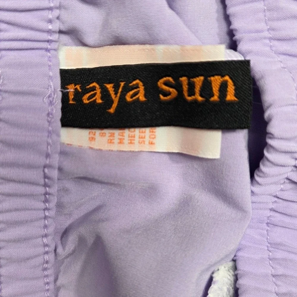 Raya Sun Womens Purple Dolphin Hem Athletic Running Shorts Size S Small Lavender - Picture 3 of 11